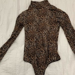 Leopard Print Bodysuit